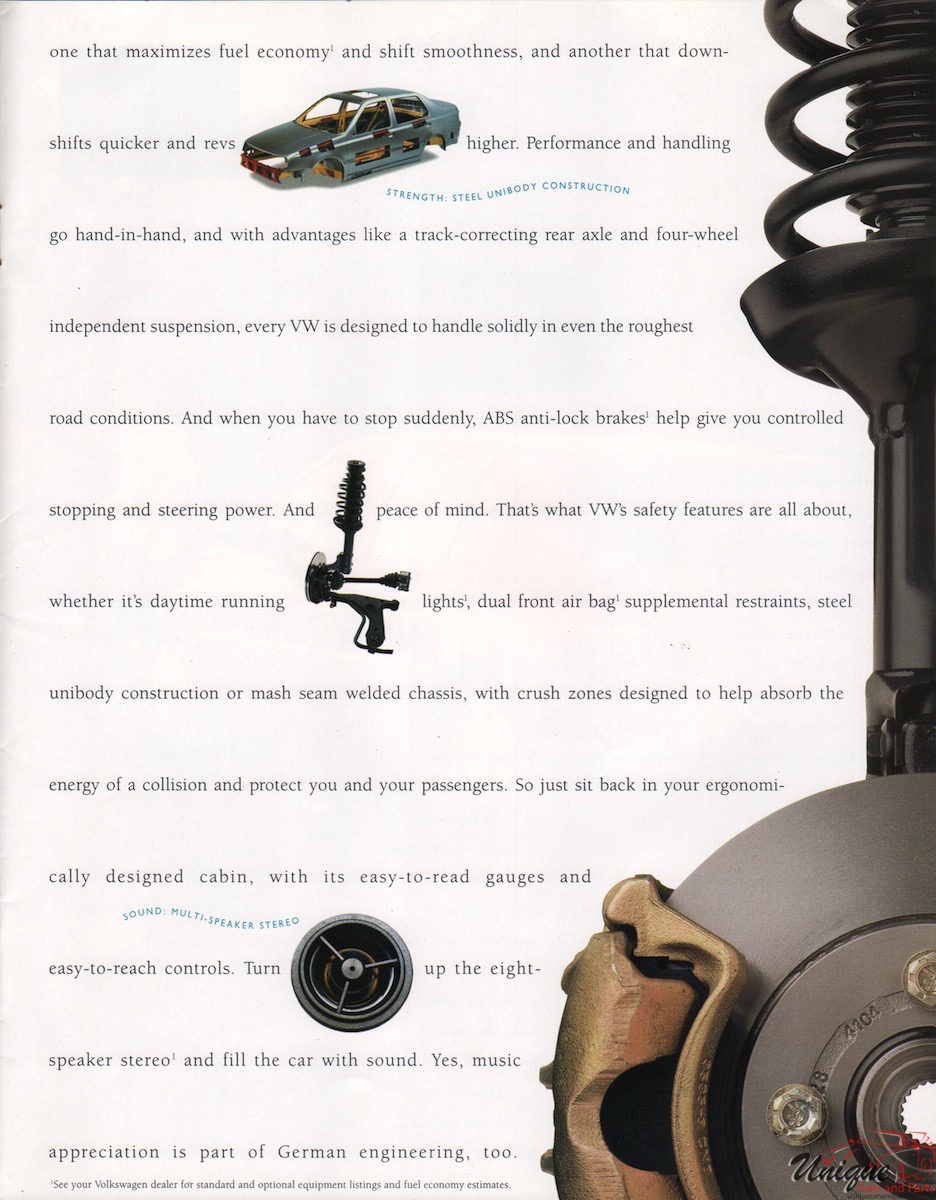 1994 VW Full Line Brochure Page 15